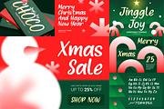 Christmas Winter Font Bundle, a Sans Serif Font by Vadovastd (Thumbnail 7 of 9)