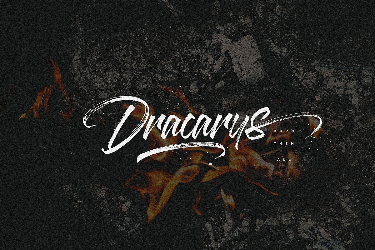 Fudelines Brush Font preview 3