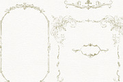 Vintage Green French Ornamental Set, an Object Illustration by AlenaVlasko stock Market (Thumbnail 7 of 8)