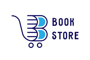 Book Store Logo Design Icon, a Branding & Logo Template by Morvana Crew