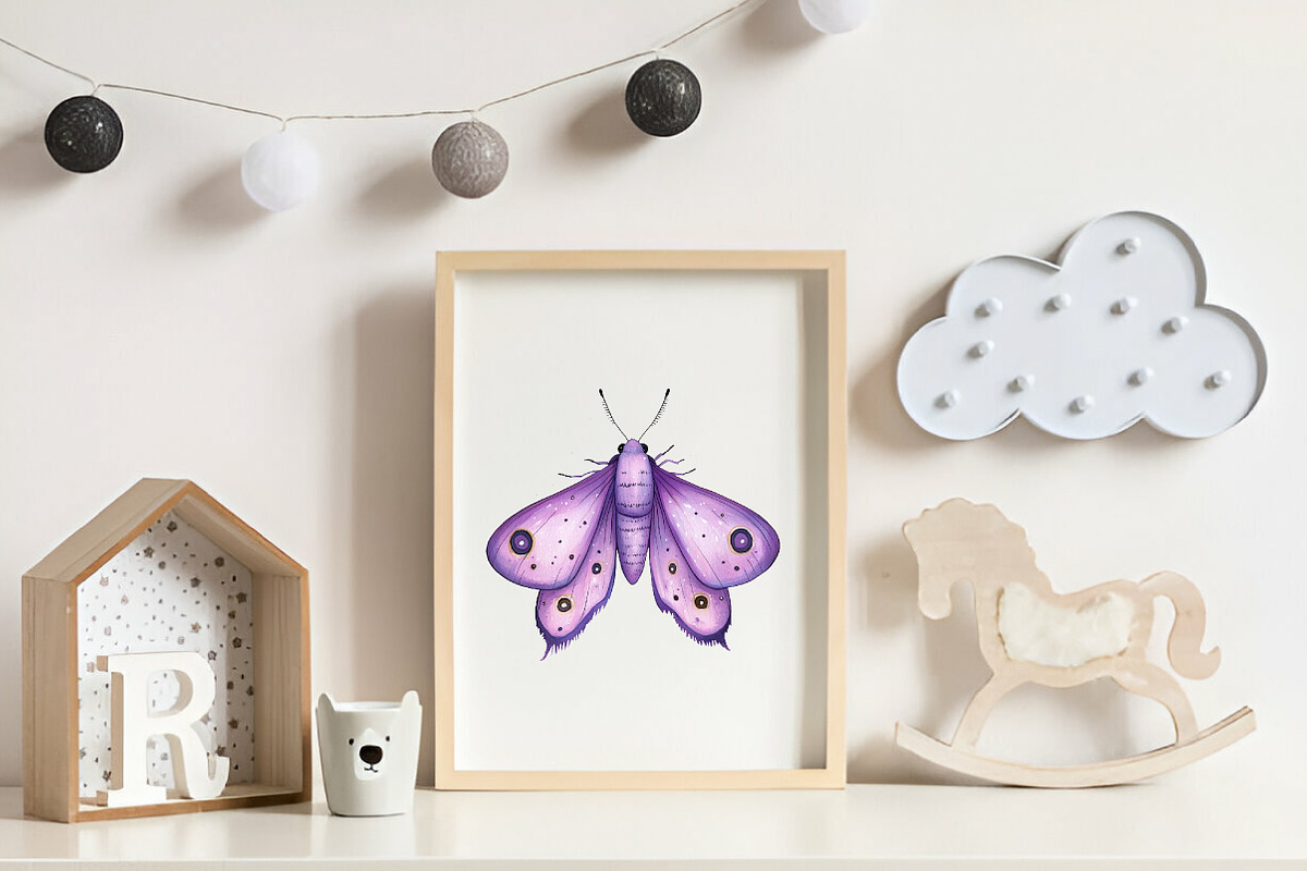 Watercolor Butterfly Clipart, an Illustration by CreationArt (Photo 6 of 9)