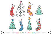 Christmas Wish Collection Bundle, an Illustration by Miss Tiina (Thumbnail 4 of 9)