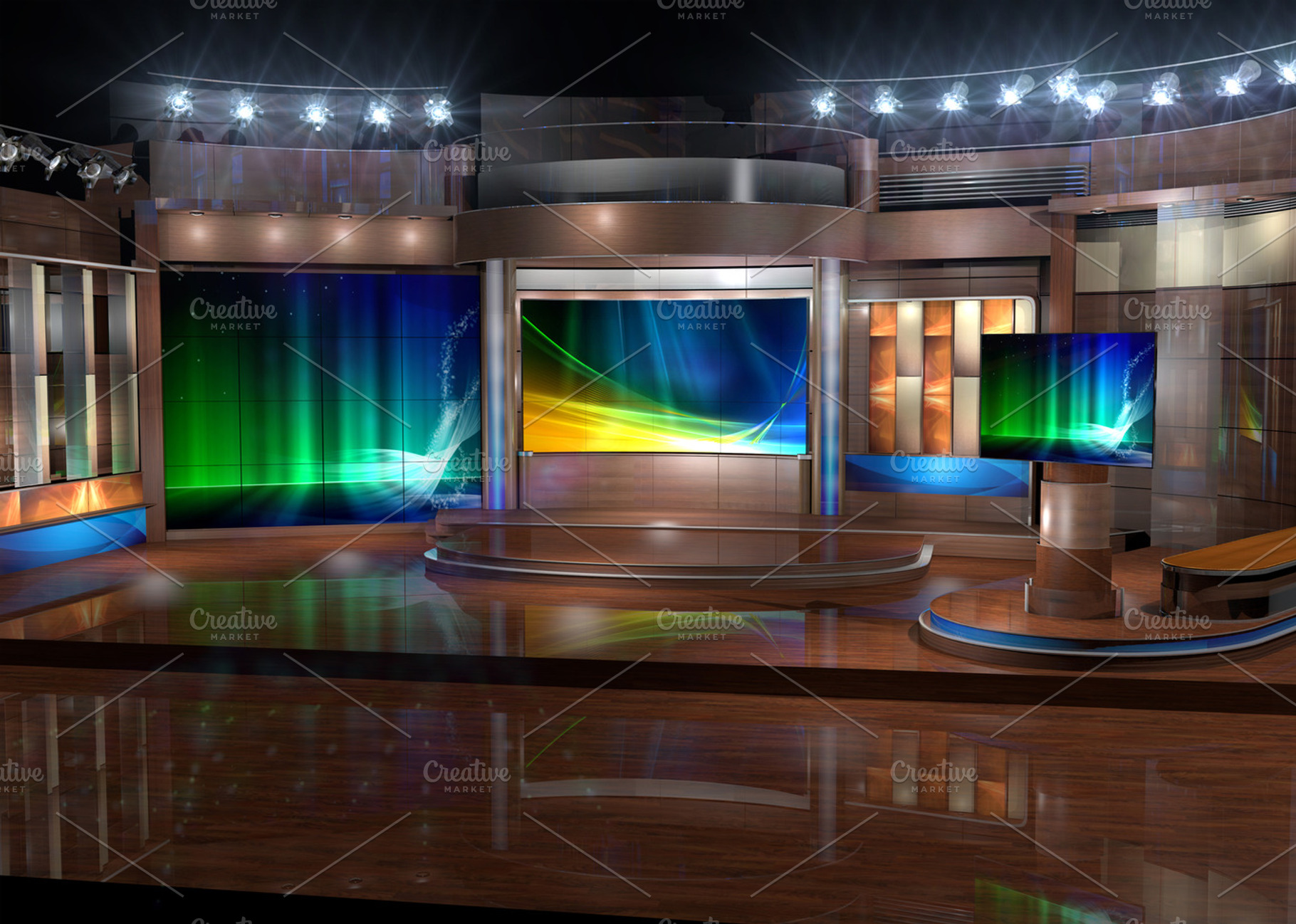 Virtual Tv Studio, an Architecture Photo by MS design