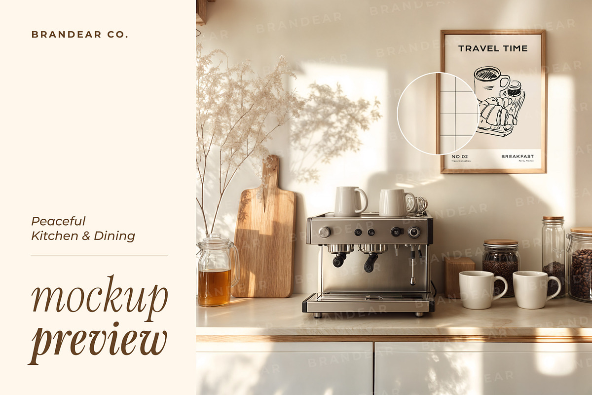 Dining & Kitchen | Frame Mockup Set, a Household Mockup by Brandear Design (Photo 5 of 12)