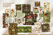 Mushroom Watercolor Fall Graphics, an Illustration by Red Ink (Thumbnail 7 of 9)