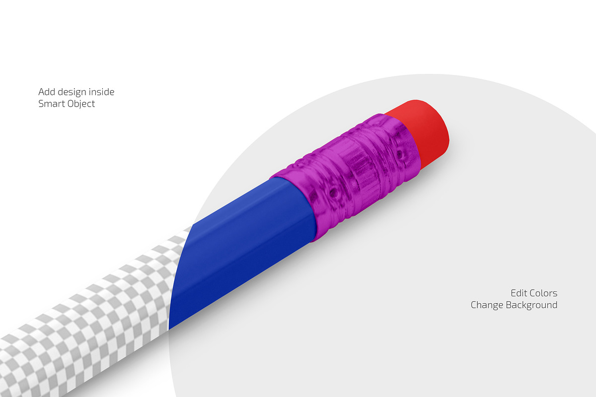 Pencil Mockup Set, a Pens & Pencil Mockup by Country4k (Photo 2 of 4)