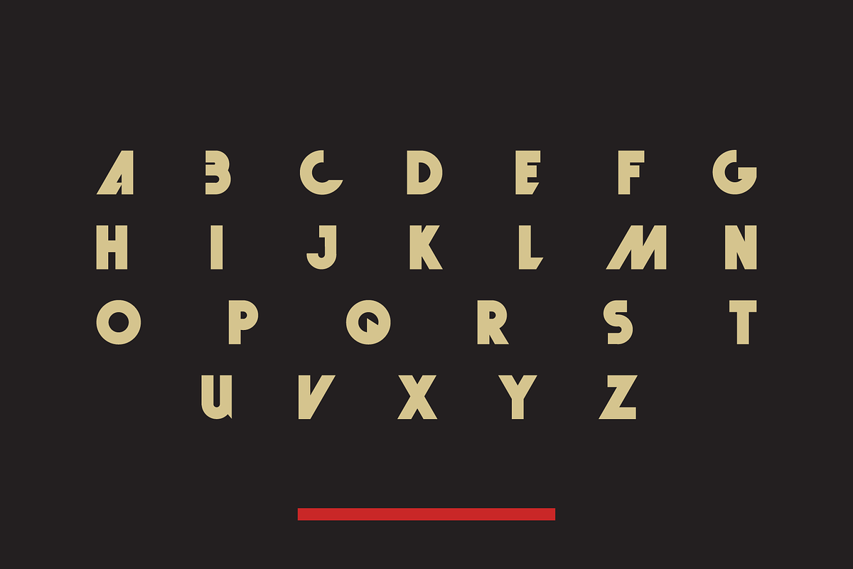 TLDGarde Font preview 2
