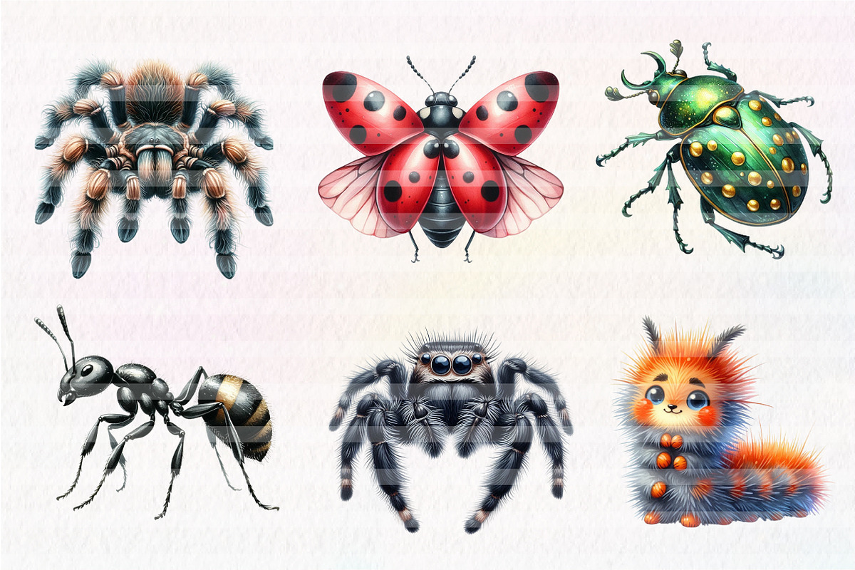 Bug And Insects Clipart, an Illustration by CreationArt (Photo 5 of 5)