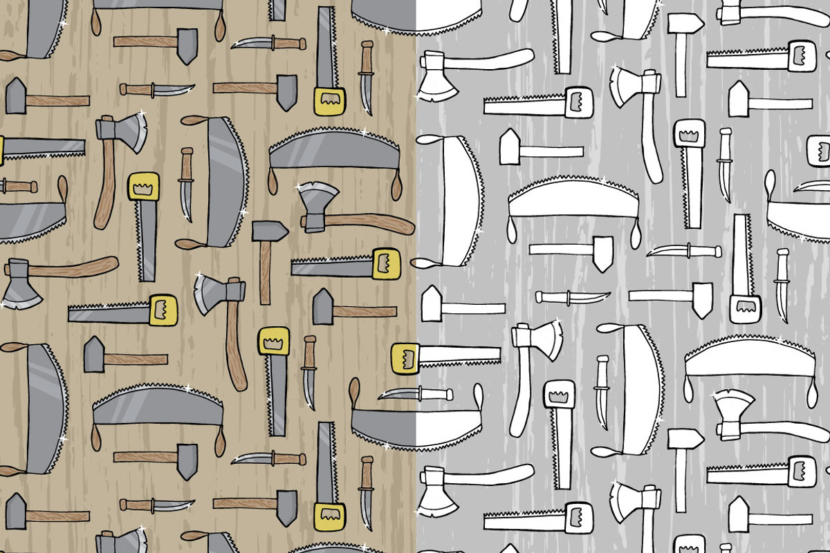 Lumberjack, a Pattern Graphic by merion_merion (Photo 3 of 6)