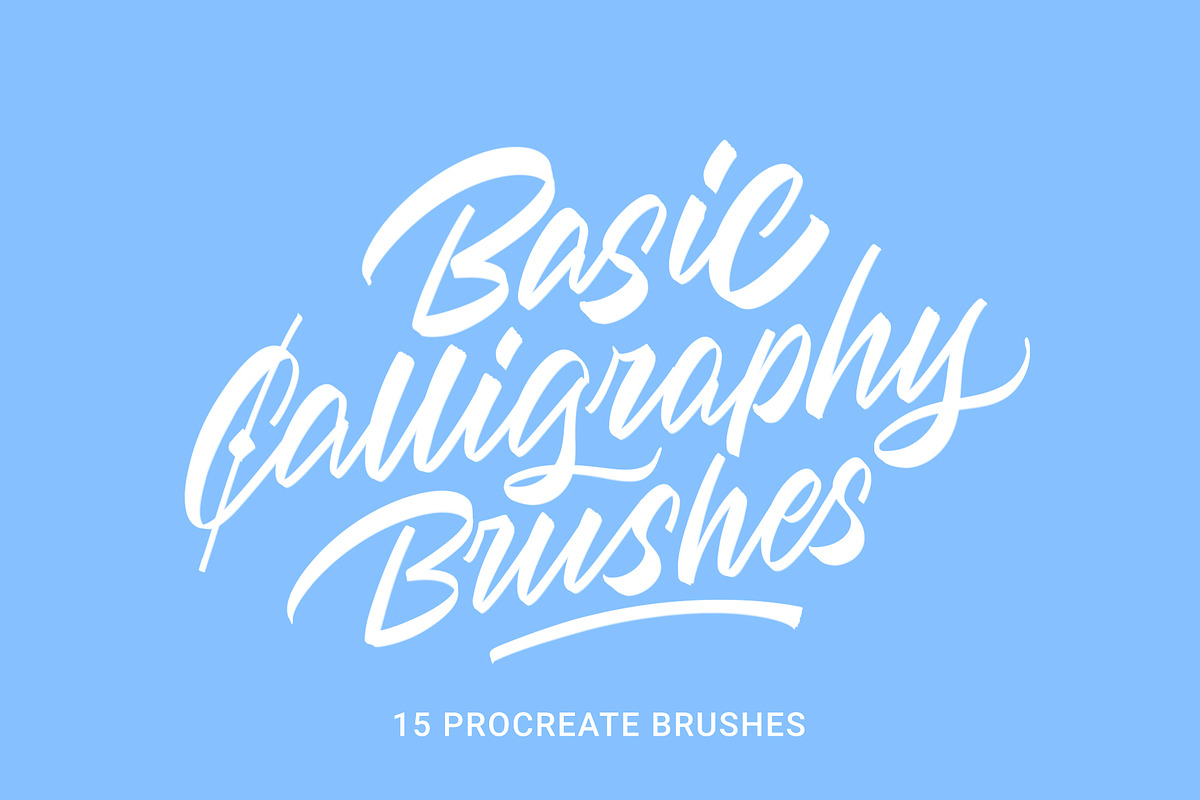 Basic Calligraphy Brushes, a Brush Add-On by Wesley Barnes (Photo 1 of 8)