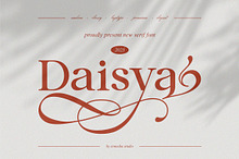 Daisya || Modern Serif Font