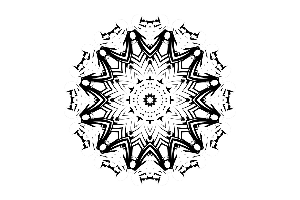Premium Mandala Illustration Pack, a Decorative Illustration by NJ Himel (Photo 39 of 101)