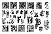 Old Typography Vintage Illustrations, an Education Illustration by hypegraphic (Thumbnail 4 of 8)