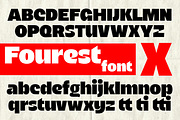 Fourest - The Bold Typeface, a Sans Serif Font by overlaytemplates (Thumbnail 4 of 5)