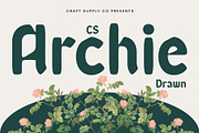CS Archie Drawn, a Sans Serif Font by Craft Supply Co. (Thumbnail 1 of 8)