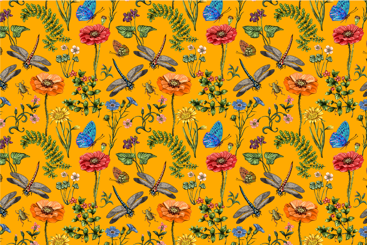 6 Seamless patterns in vintage style, a Pattern Graphic by Sunny_Lion (Photo 2 of 7)
