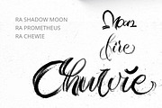 Dry Lettering Brushes. Procreate, a Brush Add-On by Diacritics (Thumbnail 6 of 9)