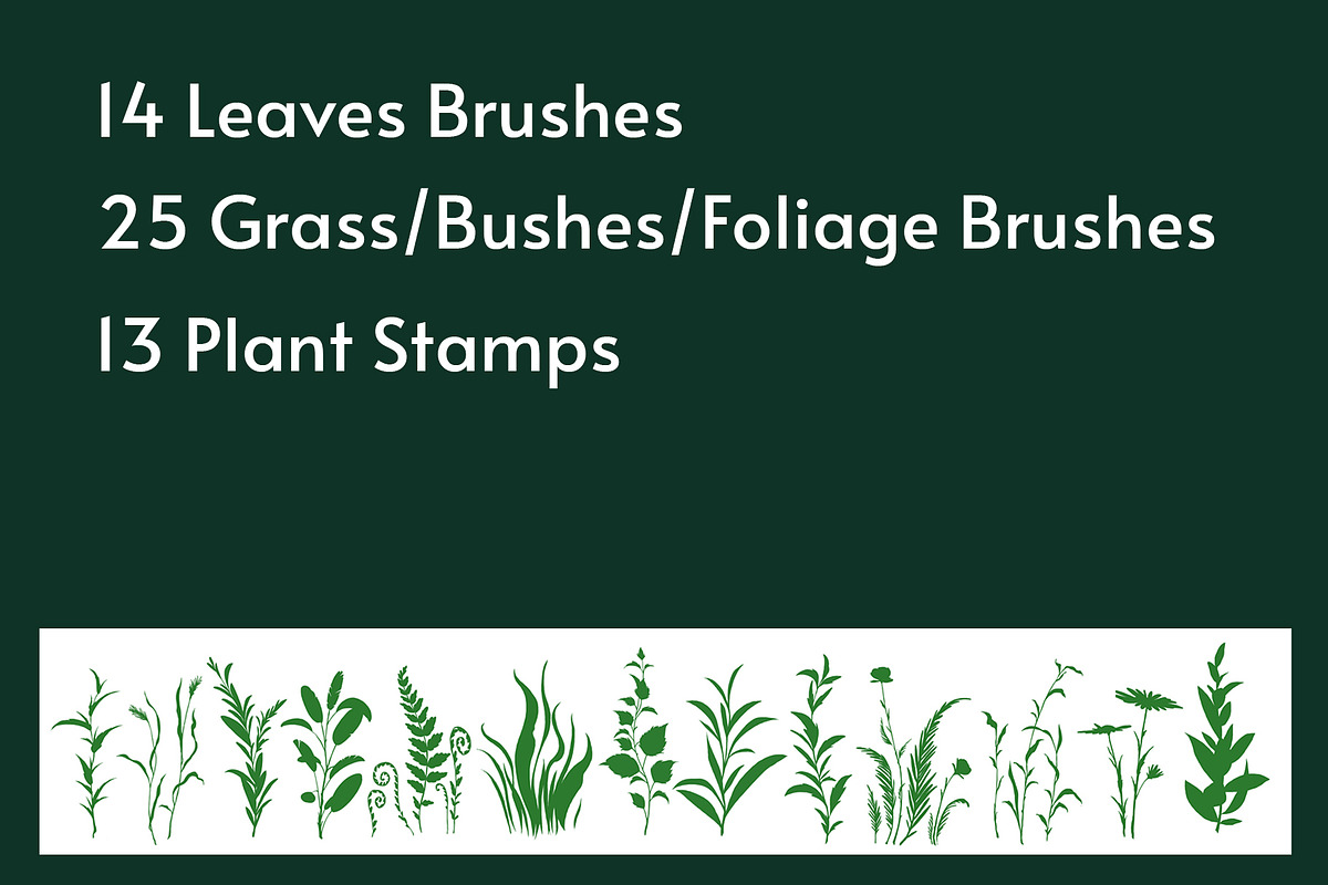 Grass brushes - PROCREATE, a Brush Add-On by Dashamoony (Photo 3 of 3)