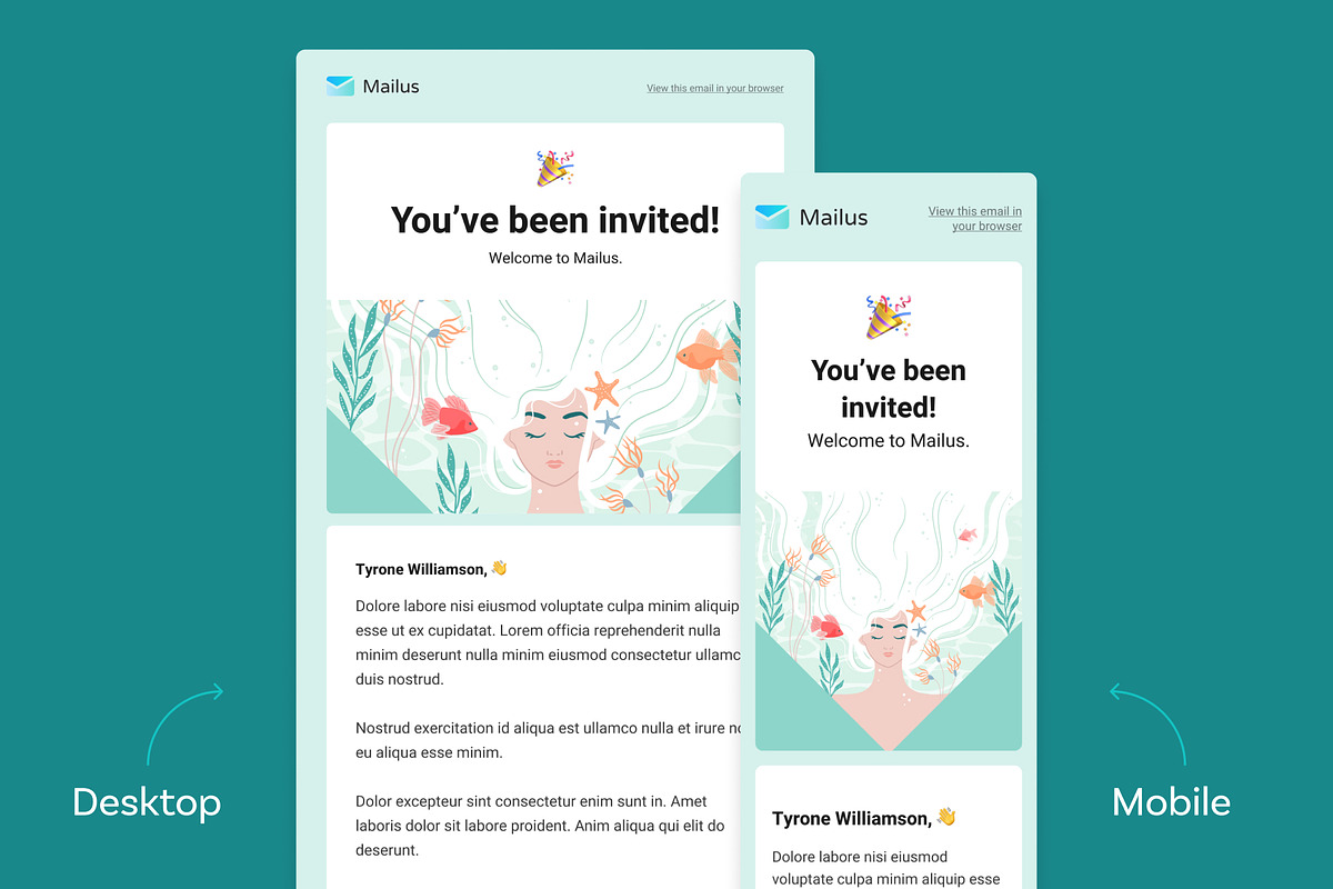 Email Templates (Profile and Welcome, an Email Template by Middltone (Photo 2 of 3)