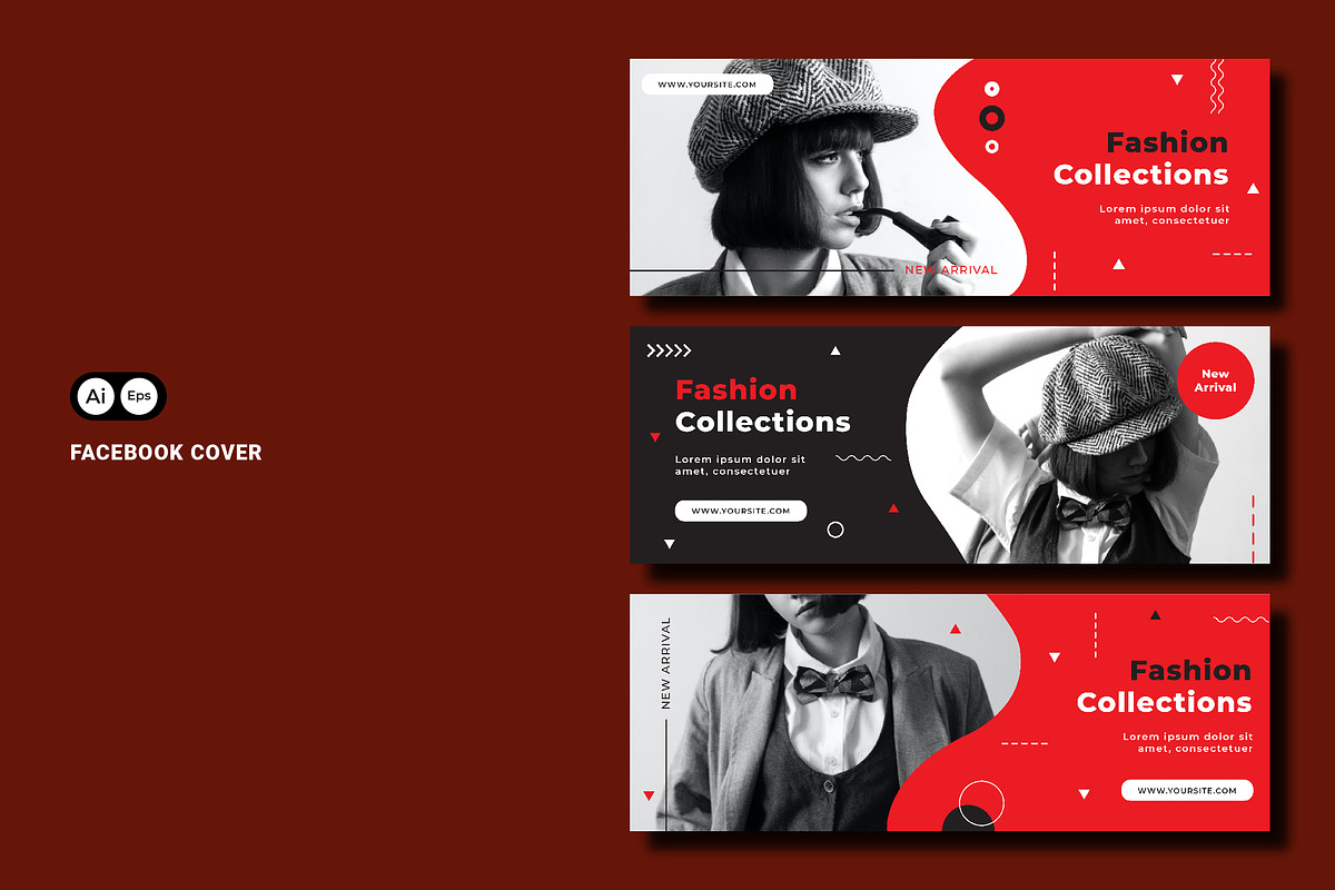 Fashion Facebook Cover, a Templates & Theme by Siska Arista