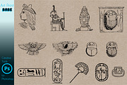 Photoshop Egyptian Brush Tattoo Art, a Brush Add-On by ArtPrintBabe (Thumbnail 7 of 8)