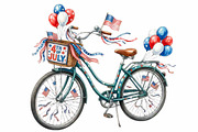4th of July Sublimation Clipart, a Seasonal Illustration by VetalStock (Thumbnail 16 of 21)