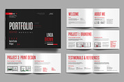 Landscape Portfolio Brochure Layout, a Brochure Template by MightyDesign (Thumbnail 1 of 8)