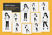 Character Set V01 Anne, an Illustration by Weirdsgn Store (Thumbnail 2 of 5)