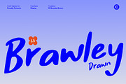 CS Brawley Drawn, a Handwritten Font by Craft Supply Co. (Thumbnail 1 of 8)