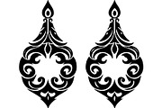Vintage Ornamental Earrings Bundle, an Object Graphic by Gfx_Store (Thumbnail 6 of 13)