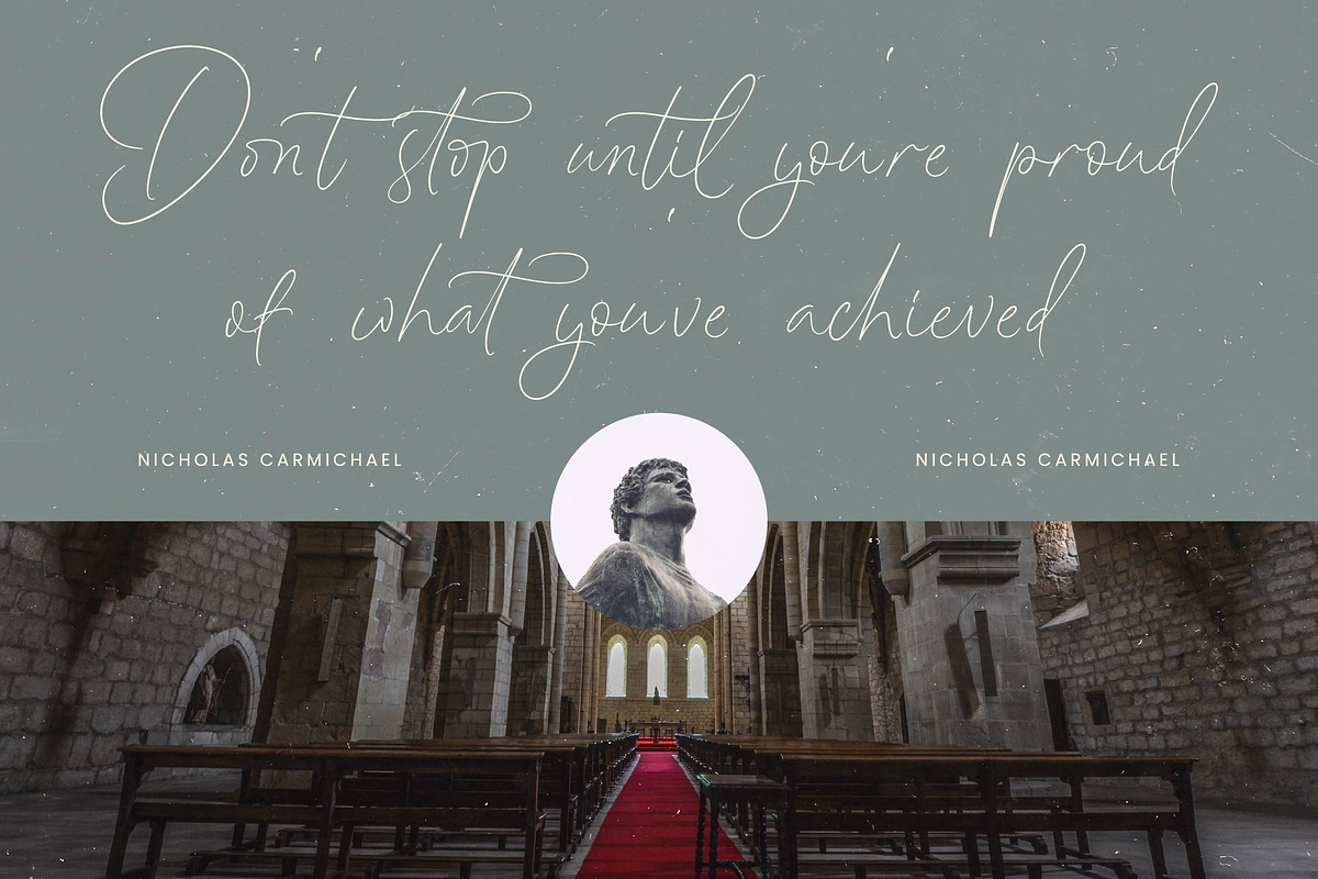Ambigail Jonathan Stylish Signature, a Script Font by stylishtype.co (Photo 6 of 20)