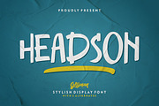 Headson - Display Font, a Font by Garisman Std (Thumbnail 1 of 9)