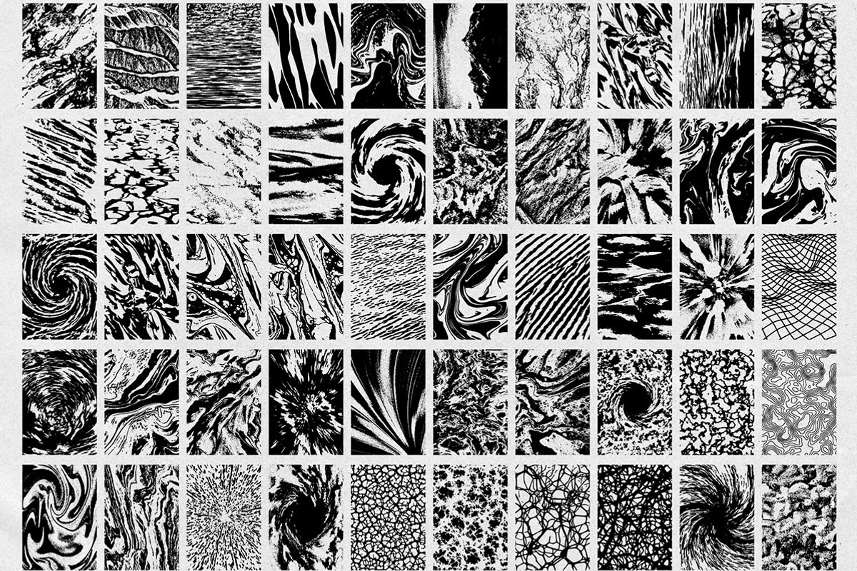 TRUGRAINS Brutalist Vector Textures, a Texture Graphic by Thundr Co. (Photo 4 of 6)