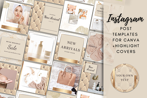 Instagram post Template + Highlights
