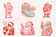 Hand-Drawn Santa Christmas Png, an Illustration by CreationArt (Thumbnail 2 of 5)