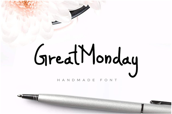 GreatMonday - Fresh Handmade Font preview 8