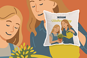 Happy Mother's Day Watering Flower, a Person Illustration by Mangustudio (Thumbnail 3 of 3)