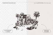 Vintage Middle Eastern Architecture, an Empty State Illustration by TheMountBirdStudio (Thumbnail 2 of 9)