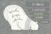 Winter collection, an Animal Illustration by Julia Dreams (Thumbnail 1 of 5)
