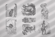 Cats Vector Set, an Illustration by Retro Machine (Thumbnail 18 of 21)