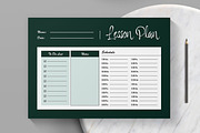 Printable Lesson Plan Template, a Stationery Template by MightyDesign (Thumbnail 3 of 6)