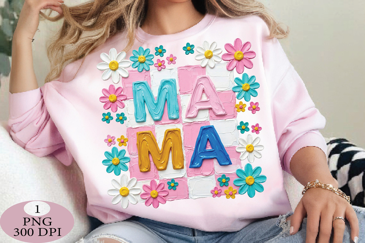 MAMA Hand Painted PNG Floral, an Illustration by Daily.Designs (Photo 5 of 5)