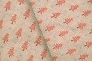 Pink Christmas tree seamless pattern, a Pattern Graphic by JulyGart (Thumbnail 5 of 5)