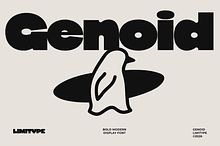 Genoid - Bold Display Font