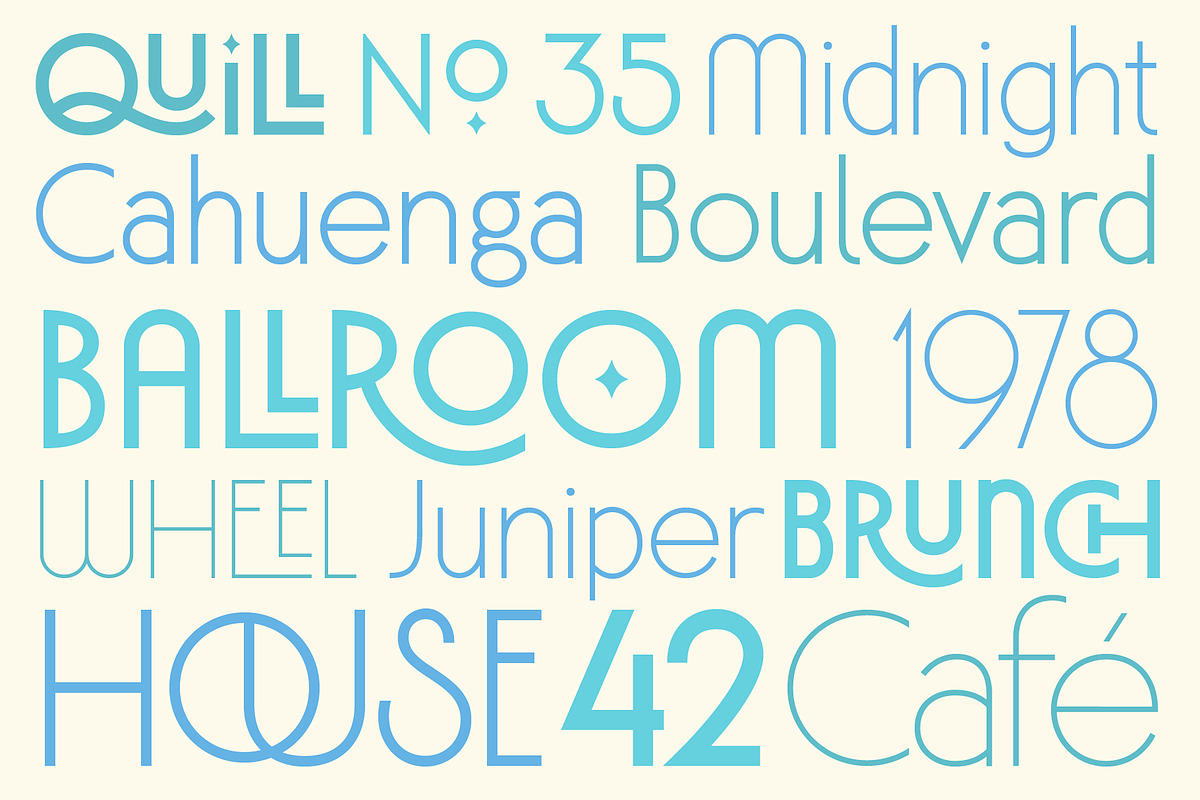 California Sunday Font Duo, a Sans Serif Font by Molly Suber Thorpe (Photo 7 of 9)