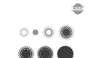 Sunflower Mandala dxf files laser, a Design Template by SwastikDesignsCrafts (Thumbnail 4 of 5)