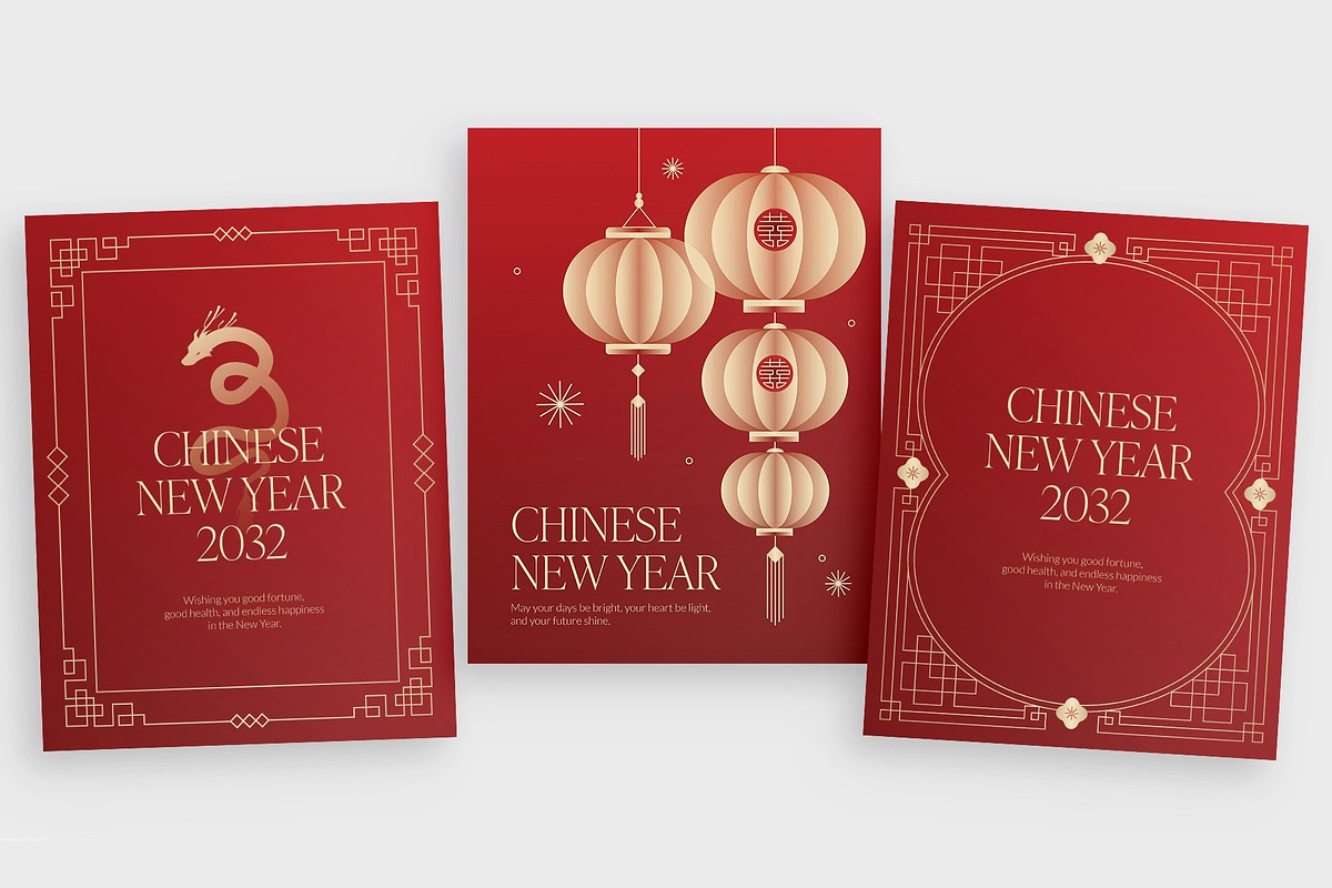 Chinese New Year Flyer Template, a Flyer Template by BrandPacks (Photo 1 of 6)
