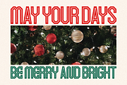 Merry Grinch - Outline Display Font, a Sans Serif Font by Pian45 Studio (Thumbnail 2 of 6)