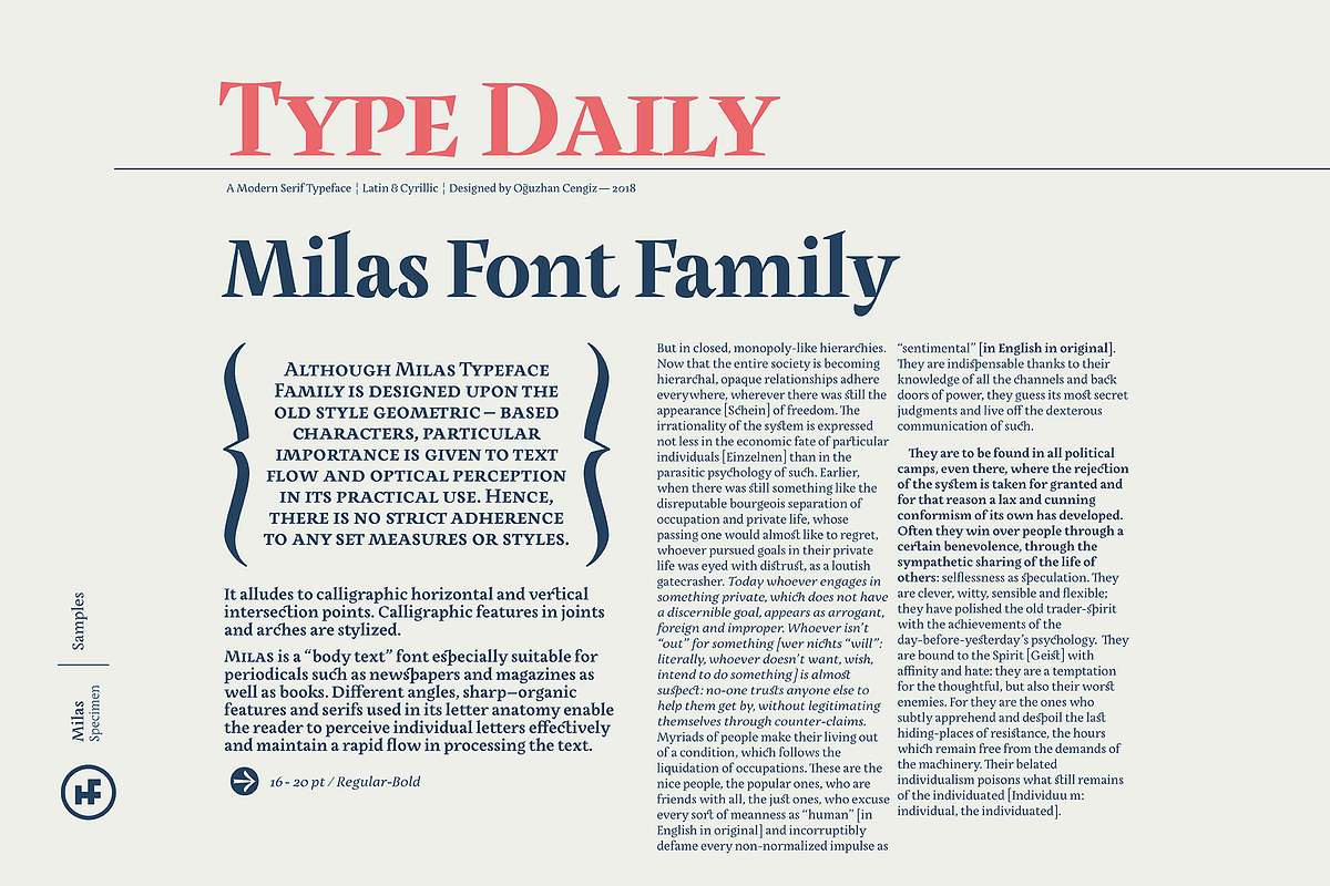 Milas Serif, a Serif Font by Hurufatfont (Photo 9 of 14)