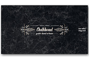 Chalkboard Youtube Channel Banners, a Social Media Template by RussGFX (Thumbnail 4 of 4)
